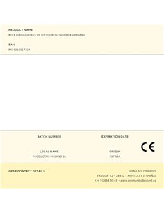 Kit 4 alargadores de difusor 71fg000004 garland 2