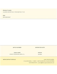 Calzado deportivo s-time martini-r t.39 2