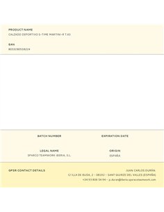 Calzado deportivo s-time martini-r t.43 2