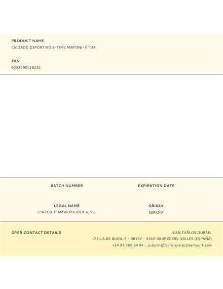 Calzado deportivo s-time martini-r t.44