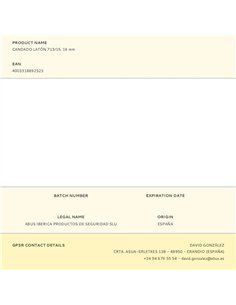 Candado latón 713/15, 16 mm 2