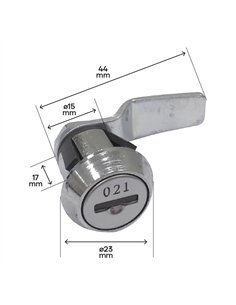 Cerradura cer0107 para buzones arregui exterior de plástico, 10 uds 2