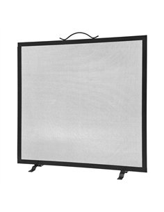 Pantalla chimenea color negro 60 x 0,5 x 60 cm 2