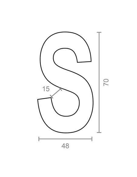 Gancho en forma de s cg23 6 x 70 mm, zincado, blister 2 uds