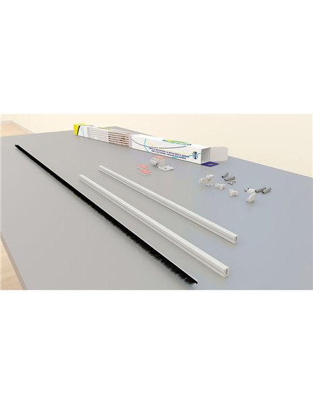 Kit para limpieza de persianas en ventanas con marco embutido en el muro exterior