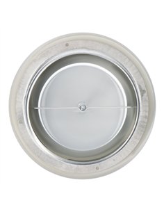 Difusor de empotrar redondo ø125x47mm abs blanco 2