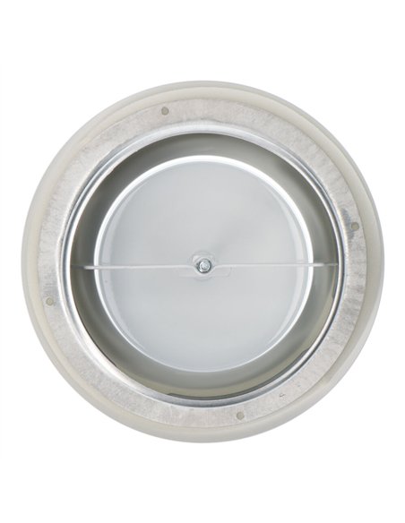 Difusor de empotrar redondo ø125x47mm abs blanco