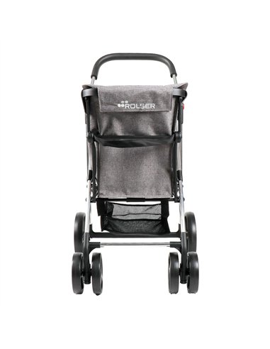 Carro de la compra basket mf 4b gris