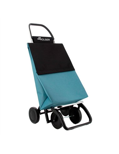 Carro de la compra basic ln 4 azul - negro