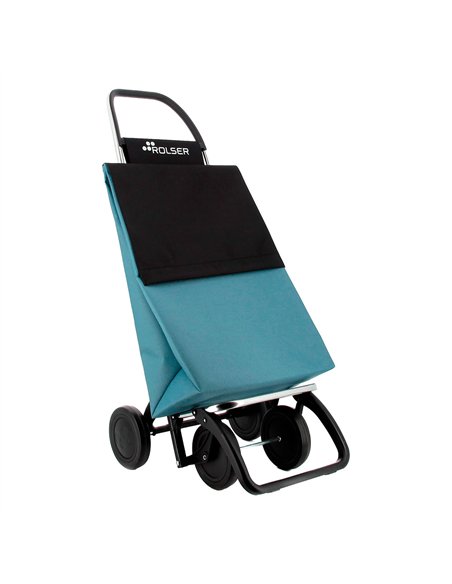 Carro de la compra basic ln 4 azul - negro