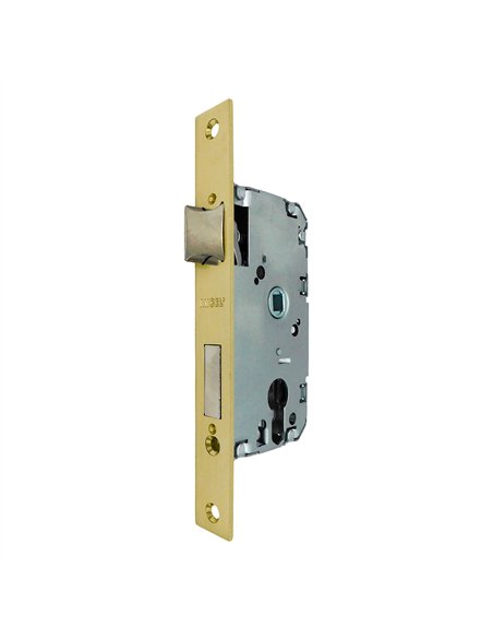 Cerradura embutir c/c cre04 50/47 mm latonado