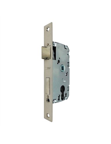 Cerradura embutir c/c cre04 50/47 mm níquel satinado