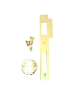 Cerradura embutir c/c cre12 50/85 mm latonado 2