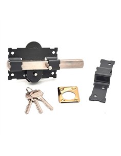 Cerrojo sobreponer crr06 105b/70 mm pintado gris 2