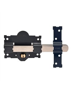 Cerrojo sobreponer crr07 105l/50 mm pintado gris