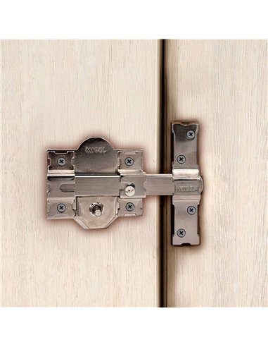 Cerrojo sobreponer crr08 86b/70 mm níquel