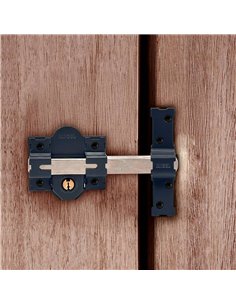 Cerrojo sobreponer crr09 86l/50 mm pintado gris 2