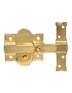 Cerrojo sobreponer crr10 86b/50 mm latón satinado