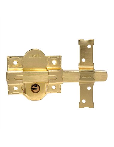 Cerrojo sobreponer crr11 86l/50 mm latón satinado