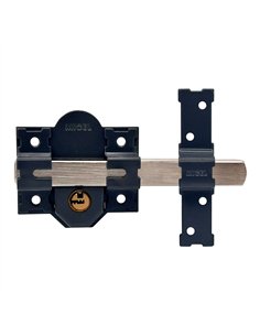 Cerrojo sobreponer crr11 86l/50 mm pintado gris