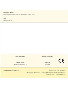 Mirilla digital sentinel 31-slv negro / gris. ifam 2