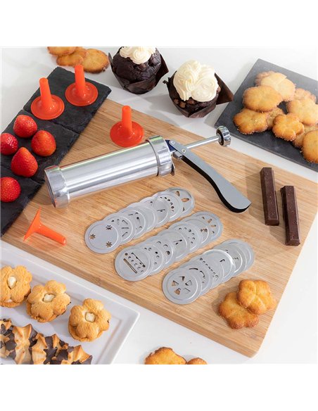 Máquina para hacer galletas y manga pastelera 2 en 1 prekies