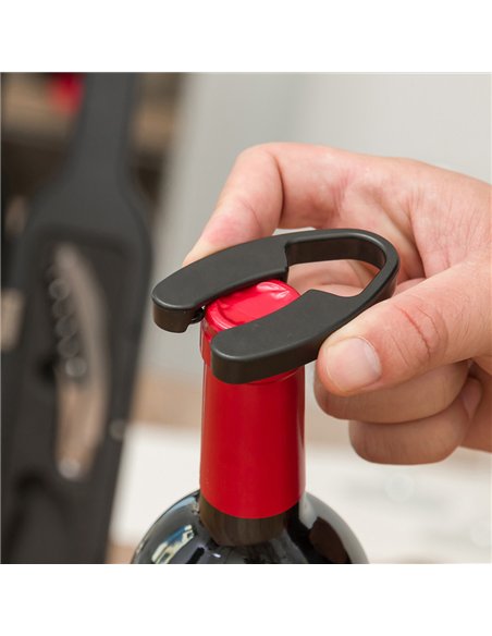 Estuche de vino con forma de botella