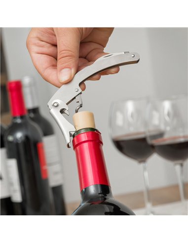 Estuche de vino con forma de botella