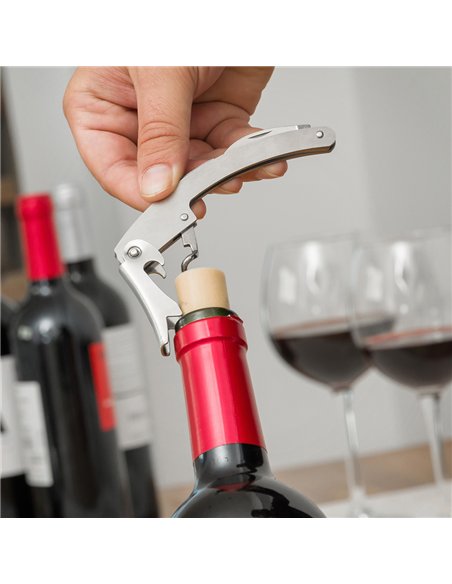 Estuche de vino con forma de botella