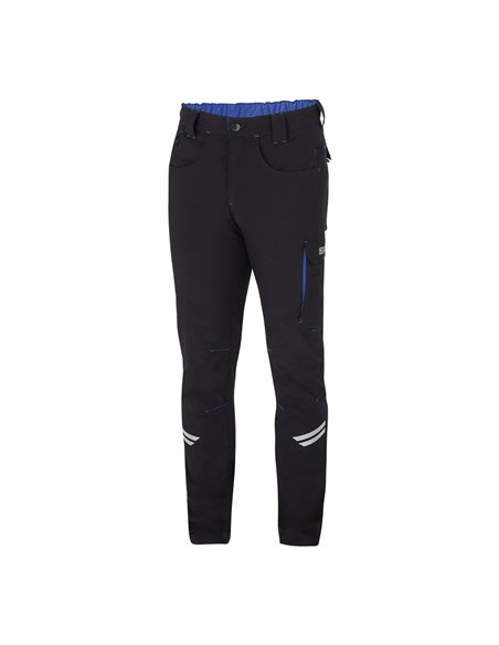 Pantalón ligero técnico negro/azul kansas t5 - xxl