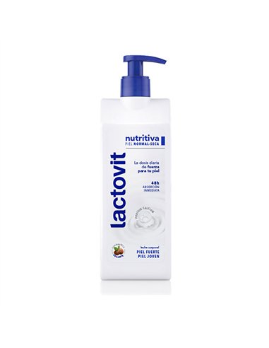 Leche corporal nutritiva piel normal - seca 400 ml