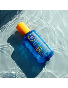 Loción solar invisible spray protege y refresca f50 200 ml 2