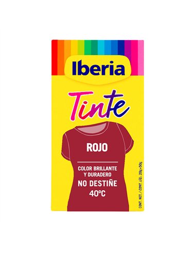 Tinte rojo 40ºc