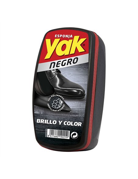 Esponja de calzado yak negro