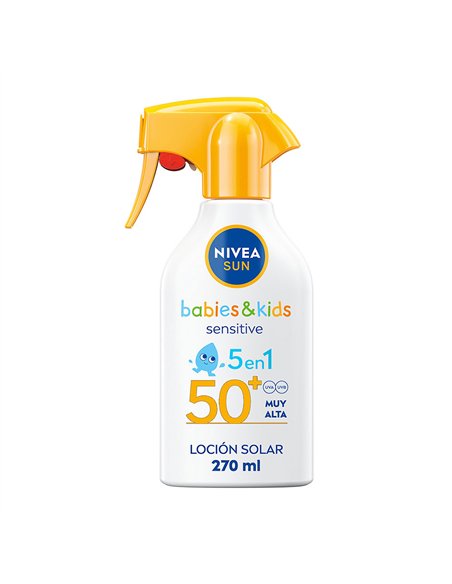 Loción protectora solar en pistola niños f50 270 ml
