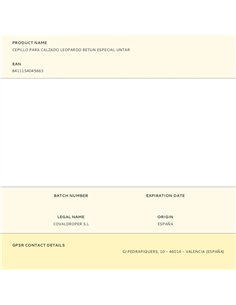 Cepillo para calzado leopardo betun especial untar 2