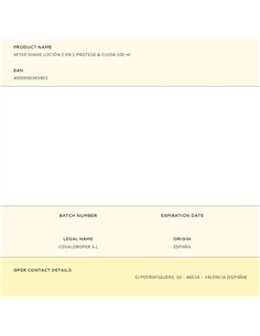 After shave loción 2 en 1 protege & cuida 100 ml 2