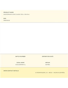 Desodorante dove classic roll-on 50 ml 2