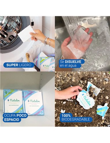 Detergente en tiras floral 40 lavados