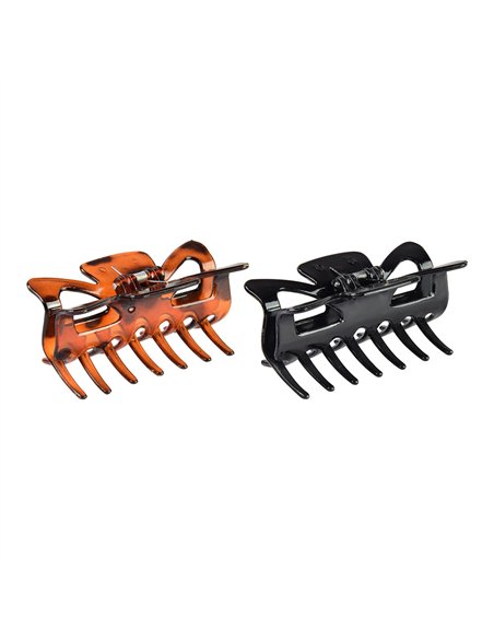 Pinza para el cabello 9 cm 2 uds
