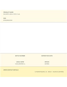 Balsamo labial coco, 2 uds 2