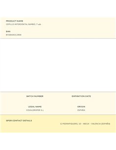 Cepillo interdental bambú, 7 uds 2