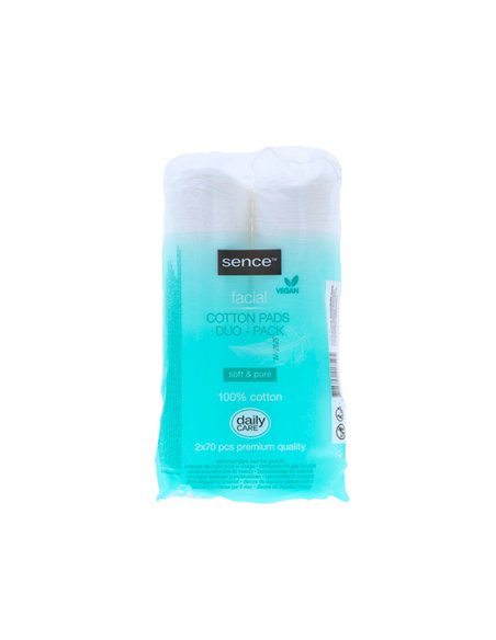 Discos desmaquillantes, 2 x 70 uds