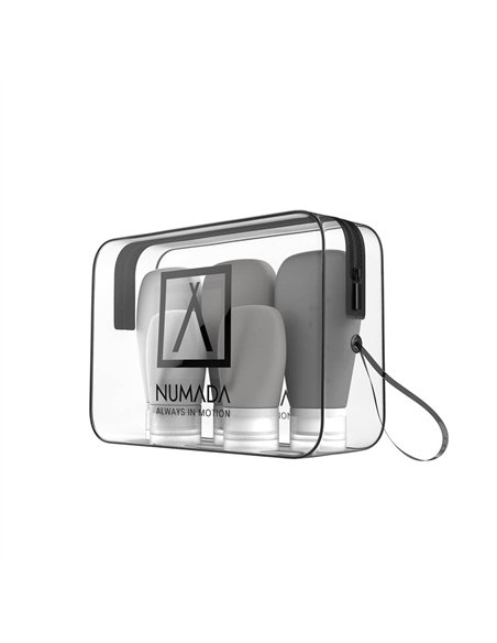 Neceser con botellas 200 x 65 x 135 mm