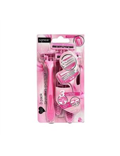 Maquinilla depilar desechable 3 uds