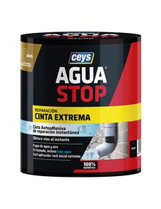Agua stop cinta extrema negra 10 cm x 1,5 m