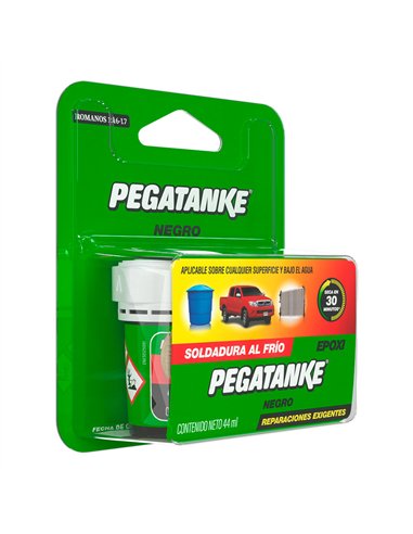 Pegamento epóxico bi-componente negro, 44 ml