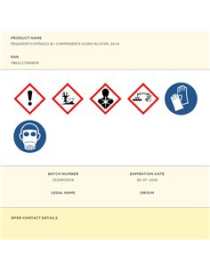 Pegamento epóxico bi-componente acero, 32 ml 2