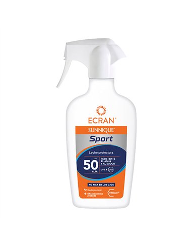 Leche protectora solar en pistola sport spf50 270 ml