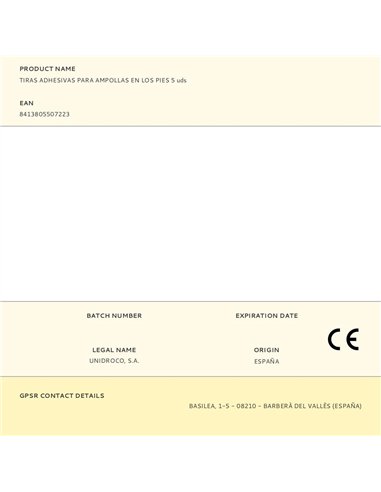 Apósitos para ampollas 5 uds